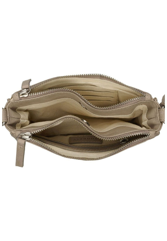 BURKELY Taschen Leder Grau
