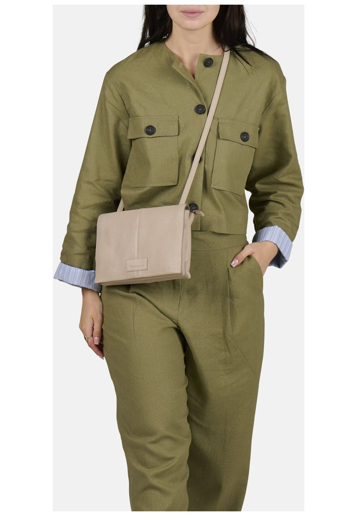 BURKELY Taschen Leder Grau