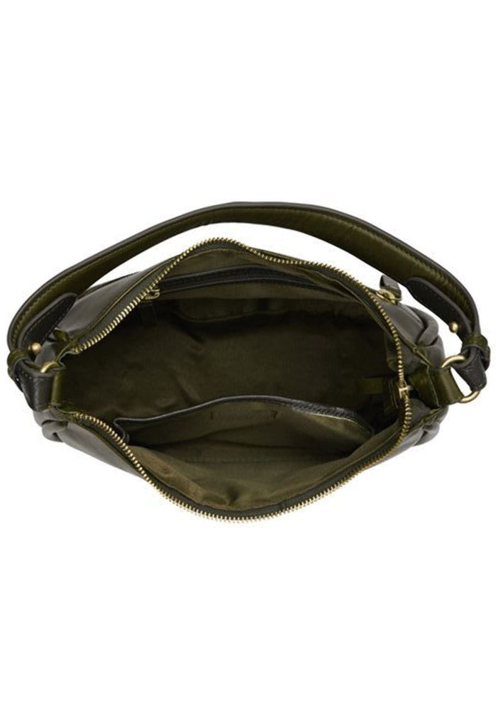 BURKELY Taschen Leder Olive