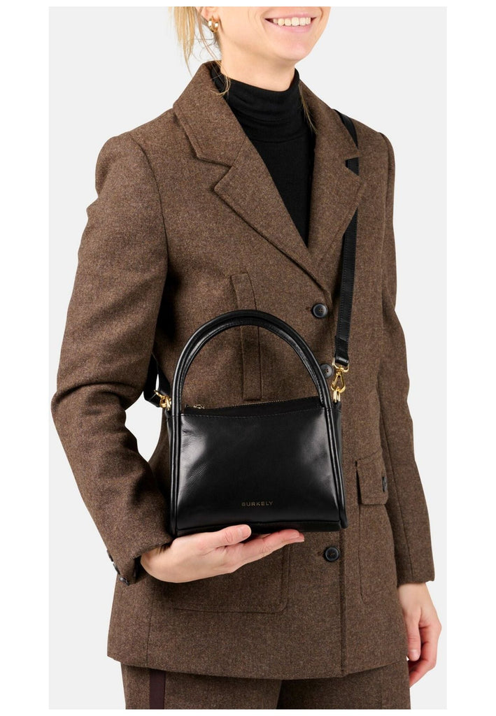 BURKELY Taschen Leder Schwarz