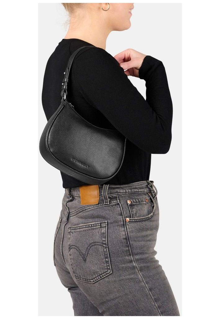 BURKELY Taschen Leder Schwarz