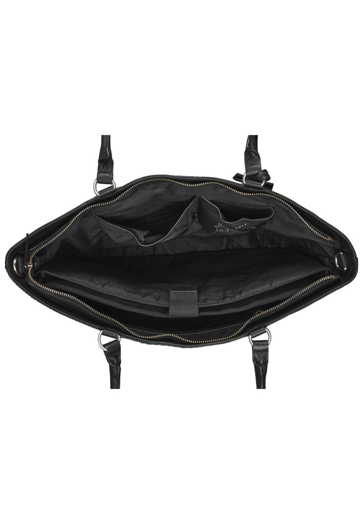 BURKELY Taschen Leder Schwarz