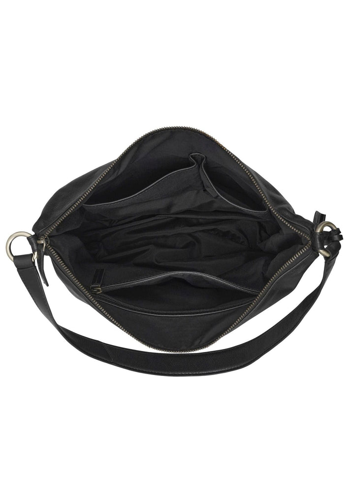BURKELY Taschen Leder Schwarz