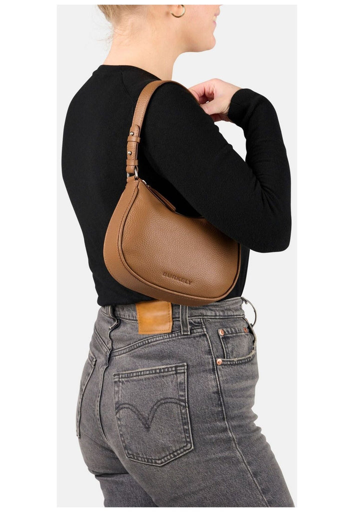 BURKELY Taschen Leder Taupe