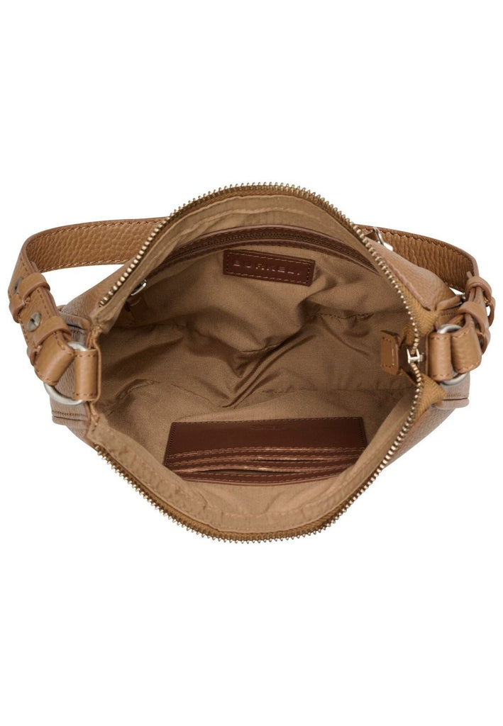 BURKELY Taschen Leder Taupe