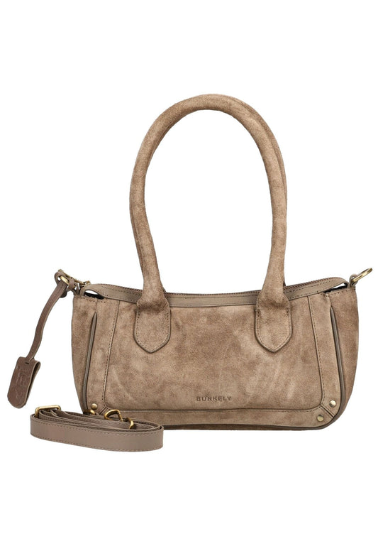 BURKELY Taschen Leder Taupe