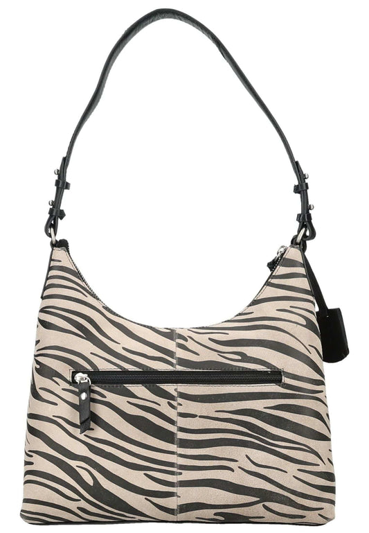 BURKELY Taschen Veloursleder Zebra