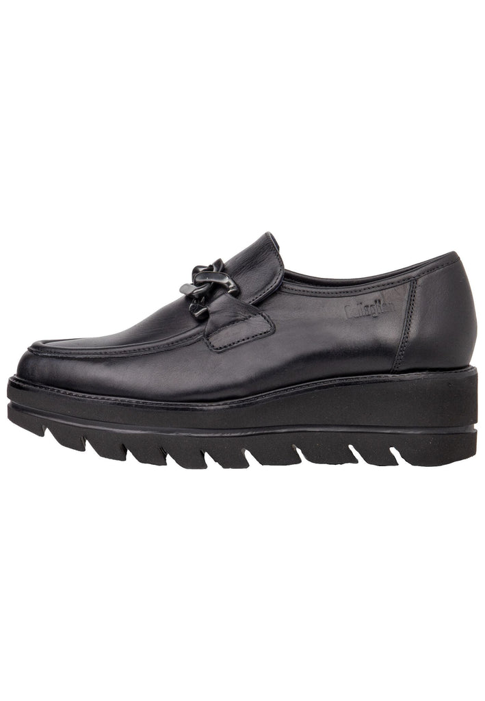 Slipper CallagHan Slipper Leder Schwarz