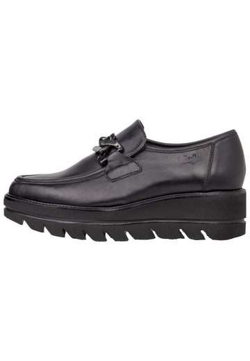Slipper CallagHan Slipper Leder Schwarz