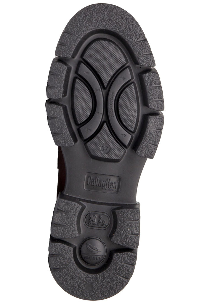 CallagHan Slipper Leder Dunkelrot