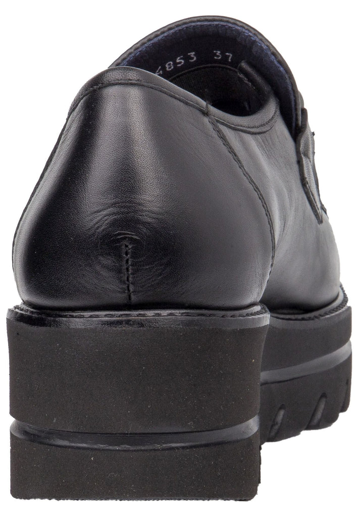 CallagHan Slipper Leder Schwarz