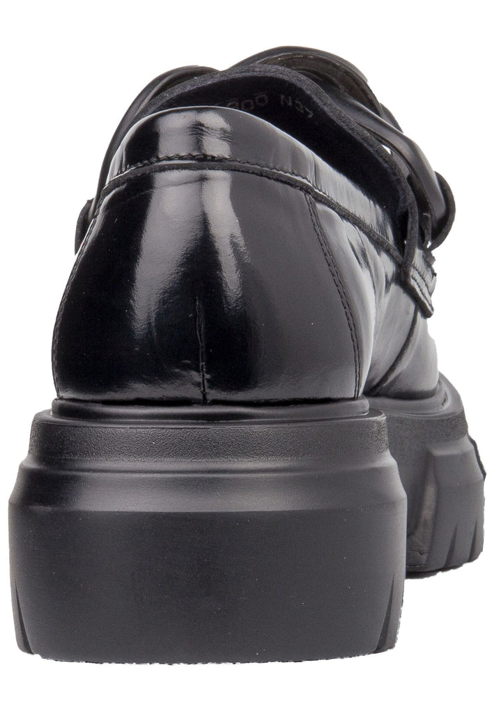 CallagHan Slipper Leder Schwarz