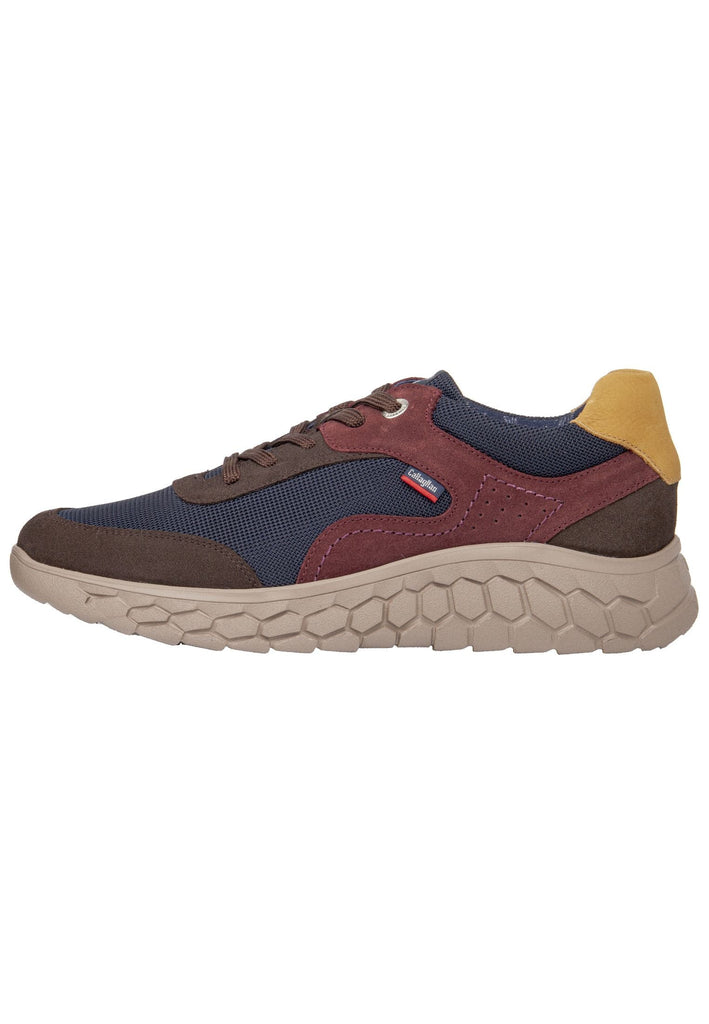 Sneaker CallagHan Sneaker Leder/Textil Braun/Blau