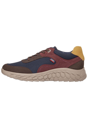 Sneaker CallagHan Sneaker Leder/Textil Braun/Blau