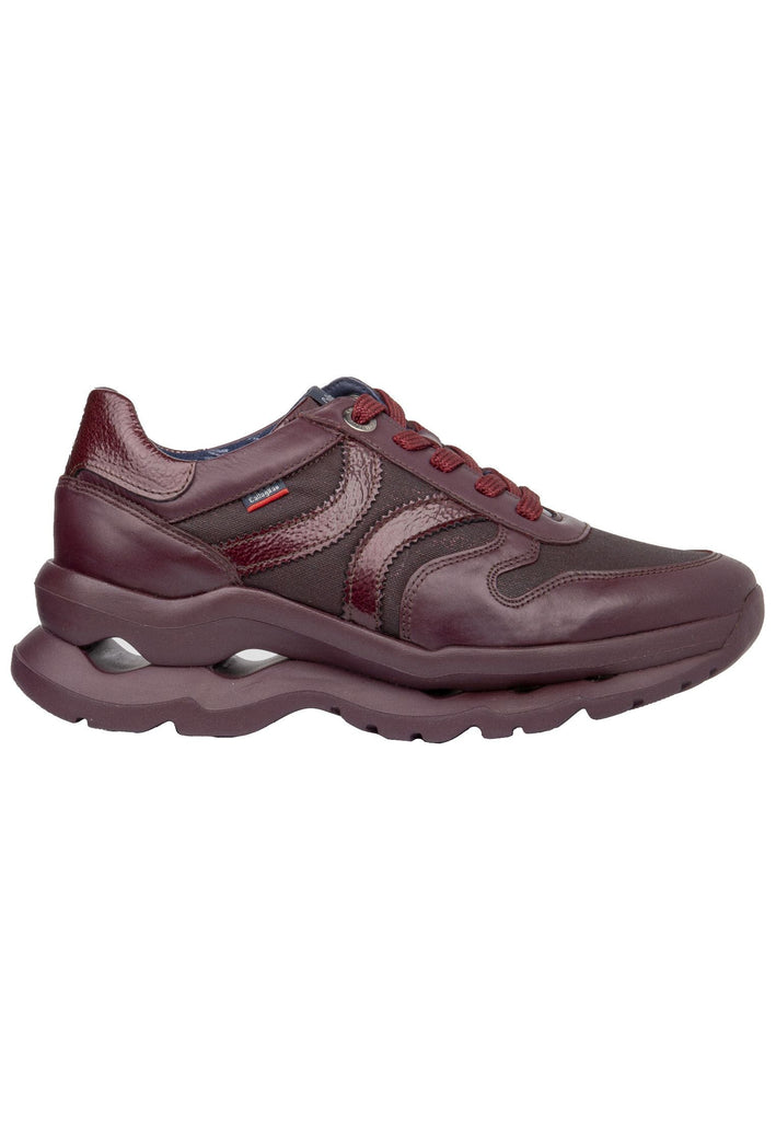 CallagHan Sneaker Leder/Textil Bordeaux