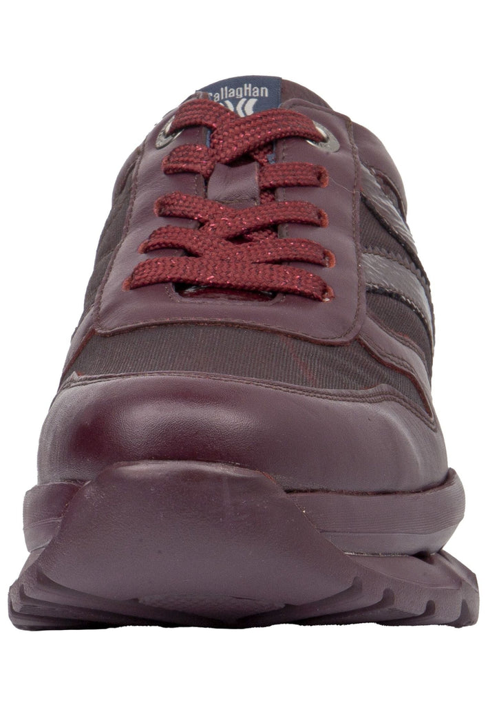 CallagHan Sneaker Leder/Textil Bordeaux