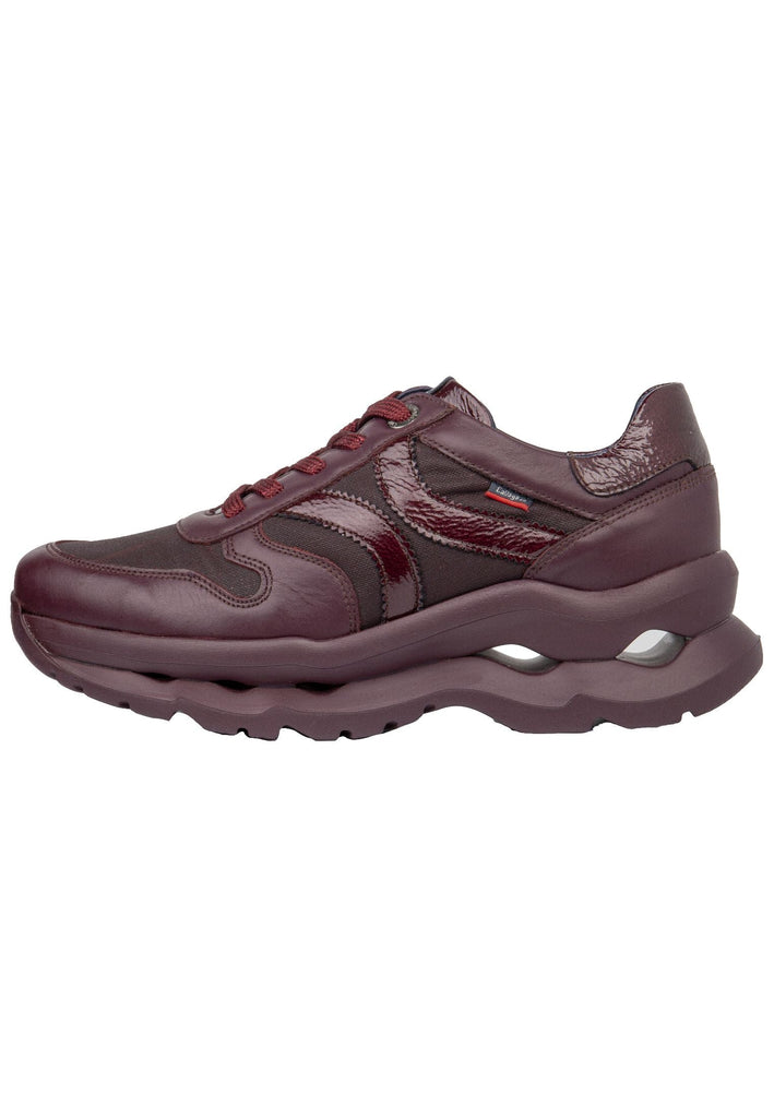 CallagHan Sneaker Leder/Textil Bordeaux