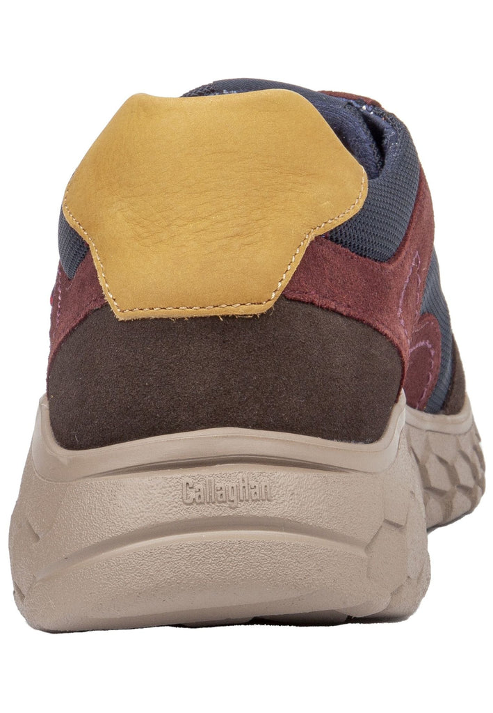 CallagHan Sneaker Leder/Textil Braun/Blau