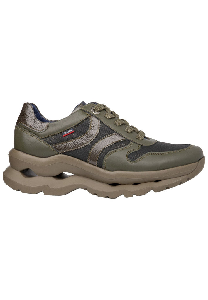 CallagHan Sneaker Leder/Textil Military