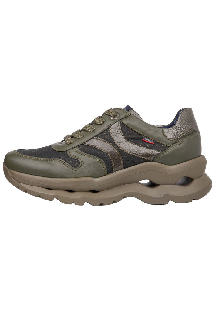 CallagHan Sneaker Leder/Textil Military