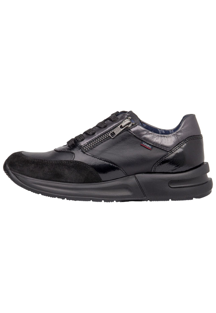 CallagHan Sneaker Leder/Textil Schwarz