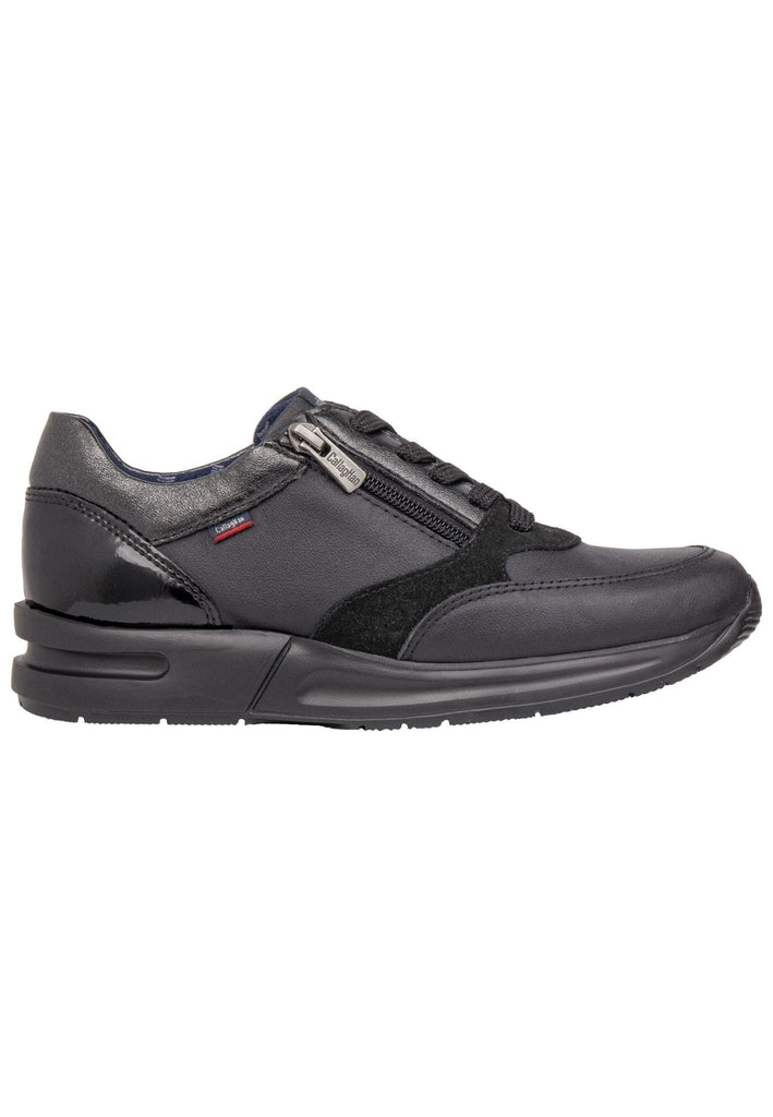 CallagHan Sneaker Leder/Textil Schwarz