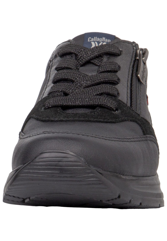 CallagHan Sneaker Leder/Textil Schwarz