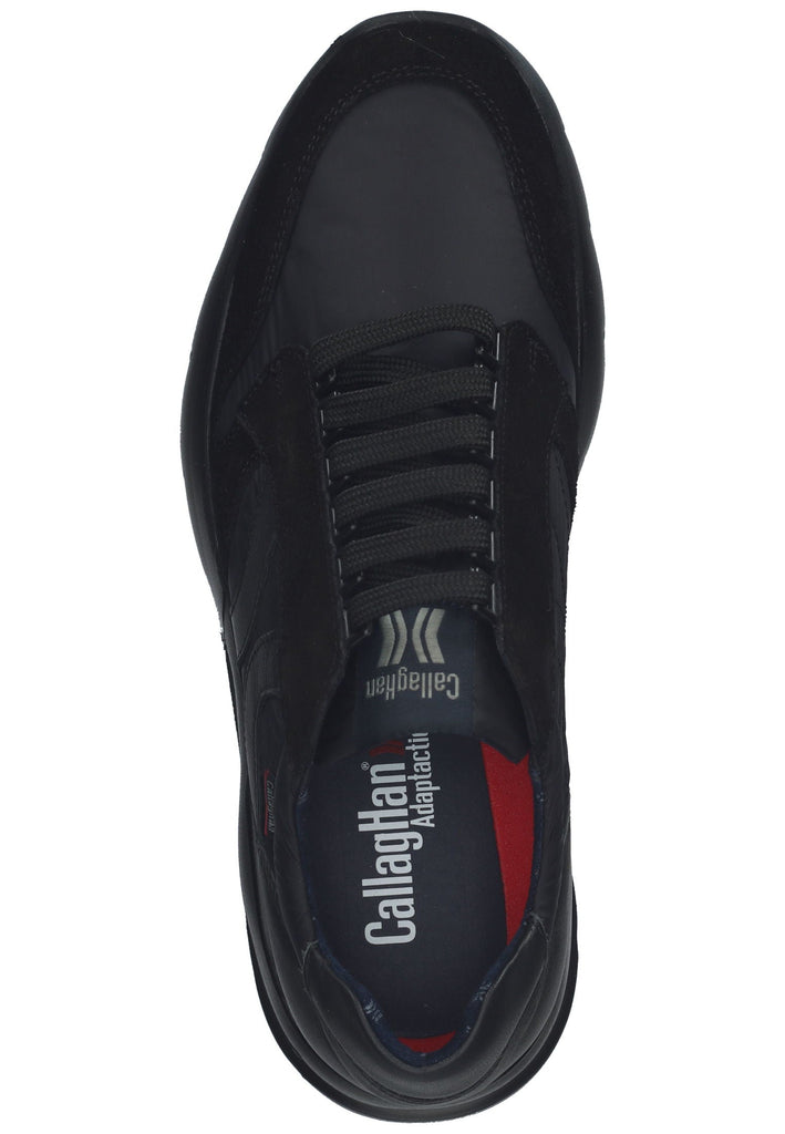 CallagHan Sneaker Leder/Textil Schwarz/Grau