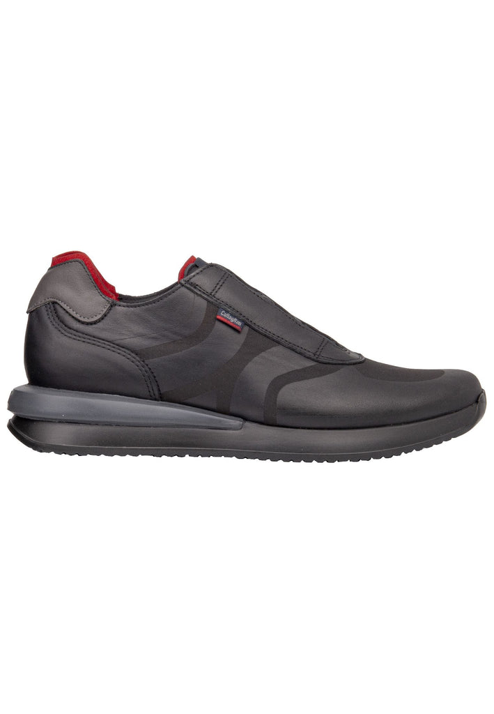 CallagHan Sneaker Leder/Textil Schwarz/Grau