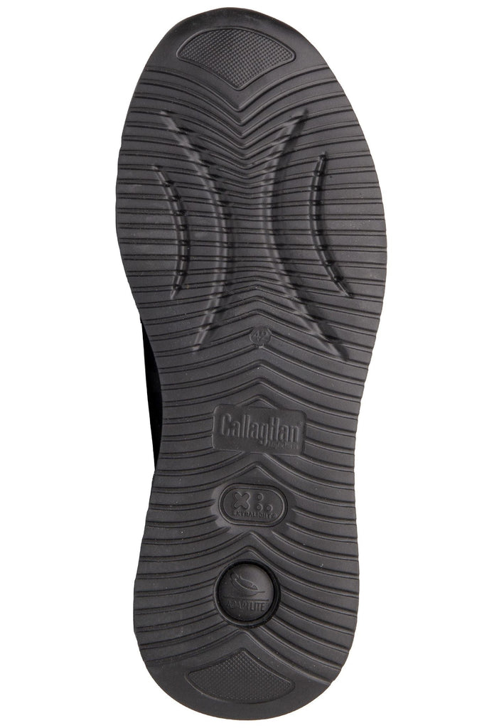 CallagHan Sneaker Leder/Textil Schwarz/Grau