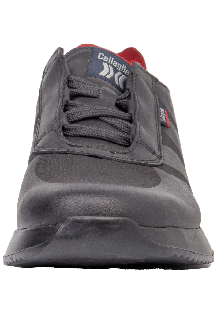 CallagHan Sneaker Leder/Textil Schwarz/Grau