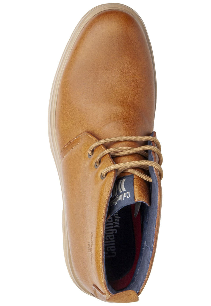 CallagHan Stiefelette Leder Mittelbraun