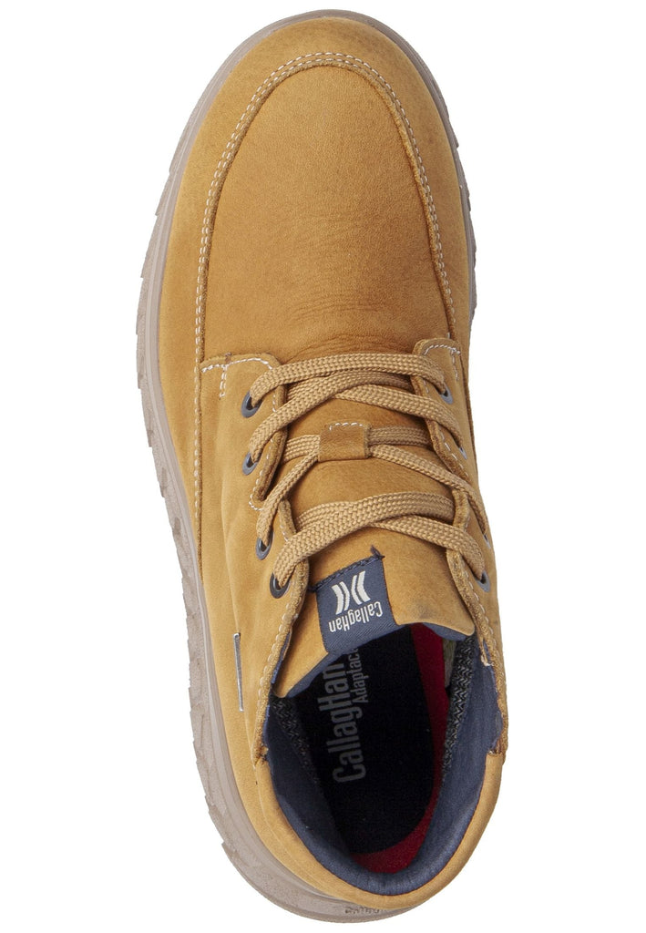 CallagHan Stiefelette Leder/Textil Beige