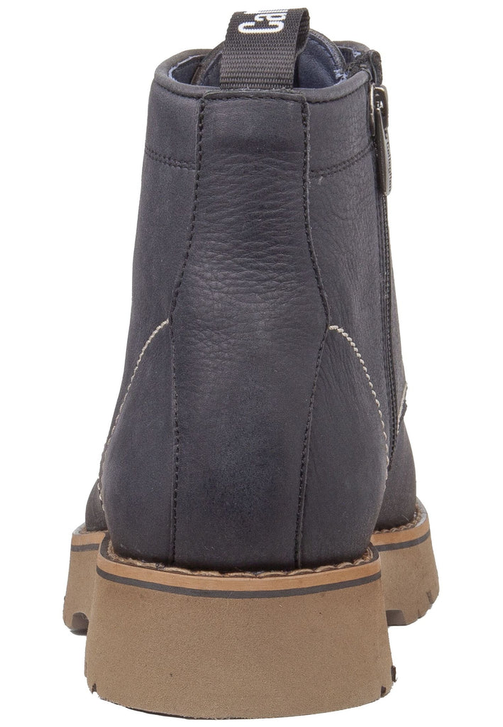 CallagHan Stiefelette Leder/Textil Dunkelblau
