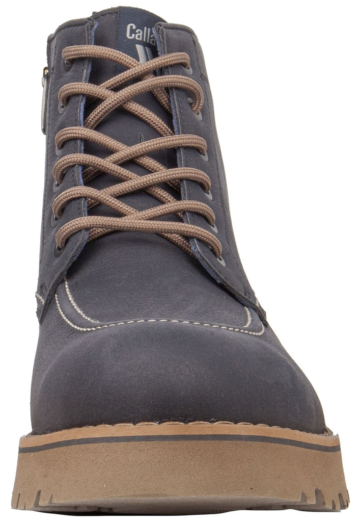 CallagHan Stiefelette Leder/Textil Dunkelblau