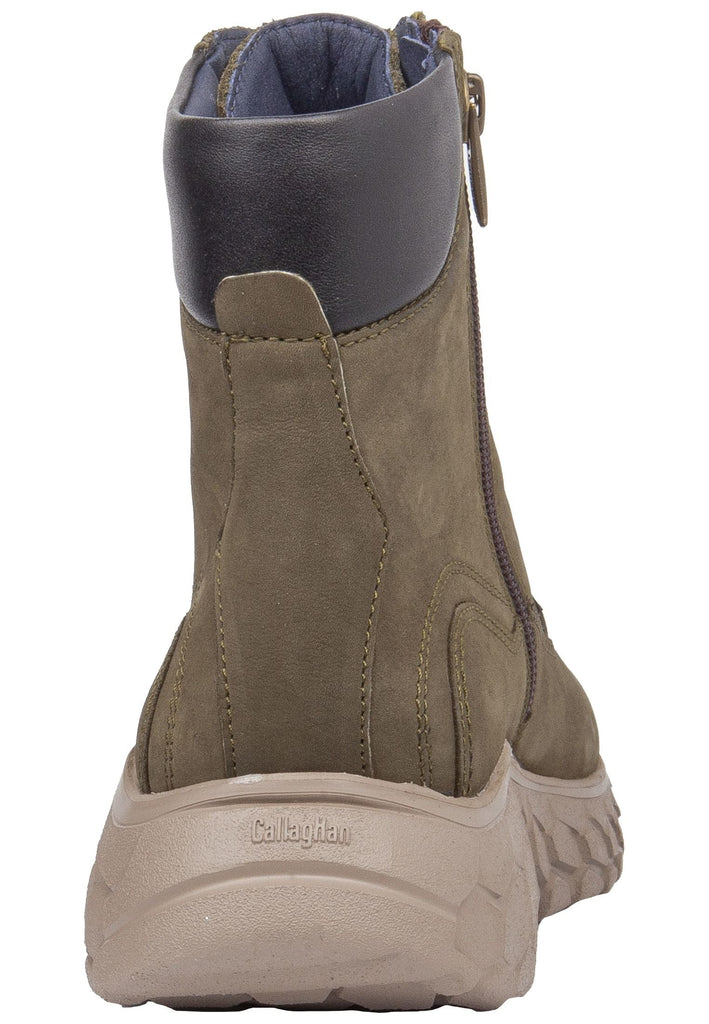 CallagHan Stiefelette Leder/Textil Forest