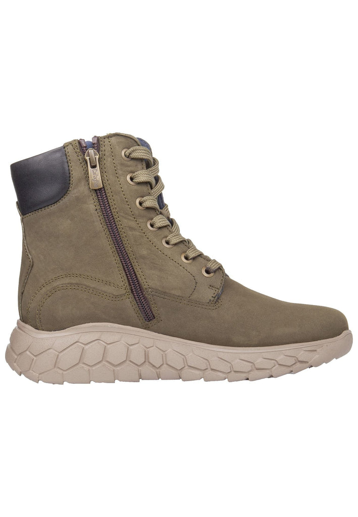 CallagHan Stiefelette Leder/Textil Forest