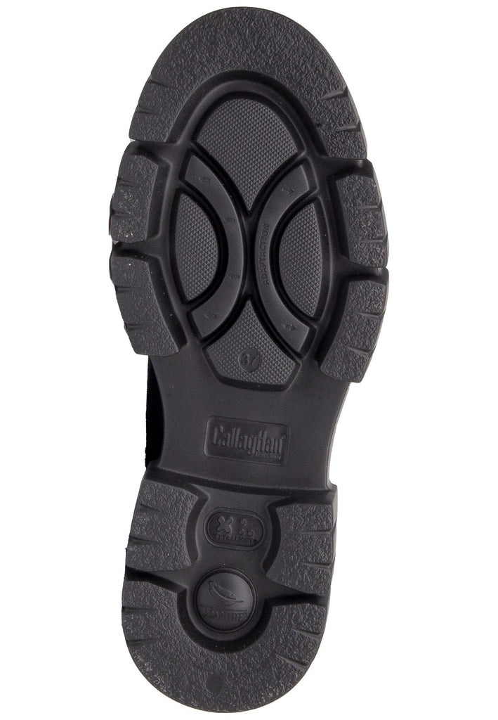 CallagHan Stiefelette Leder/Textil Schwarz