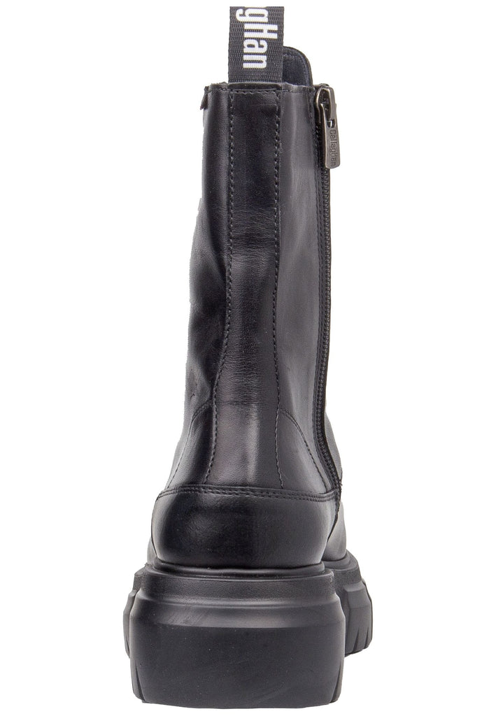 CallagHan Stiefelette Leder/Textil Schwarz
