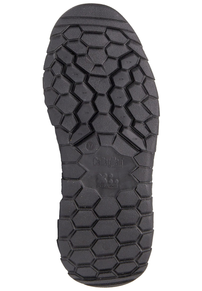 CallagHan Stiefelette Leder/Textil Schwarz