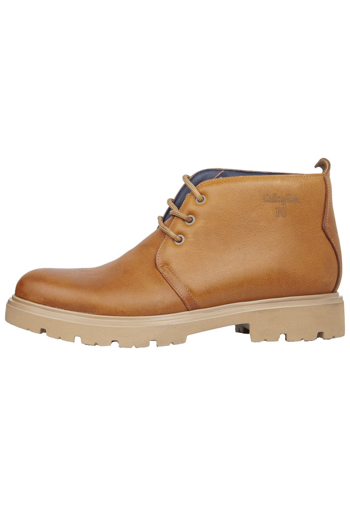 Stiefeletten CallagHan Stiefelette Leder Mittelbraun