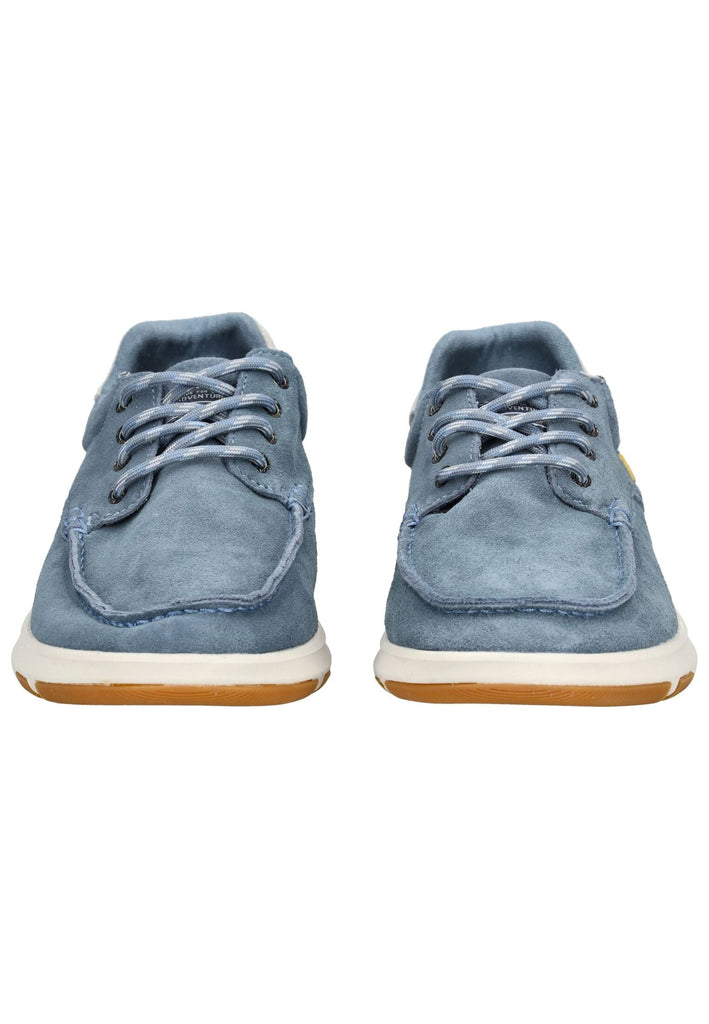 camel active Halbschuhe Leder/Textil Blau