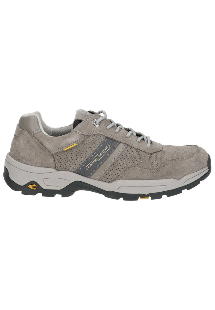 camel active Halbschuhe Nappaleder Grau