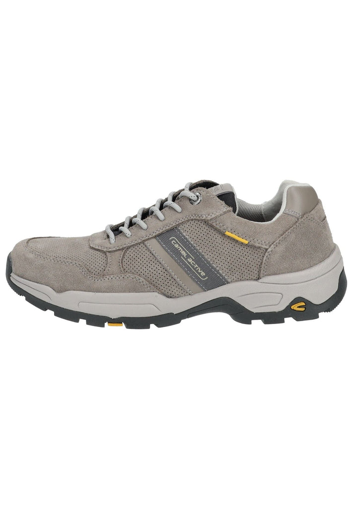 camel active Halbschuhe Nappaleder Grau
