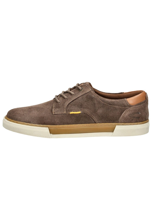 camel active Halbschuhe Veloursleder Taupe