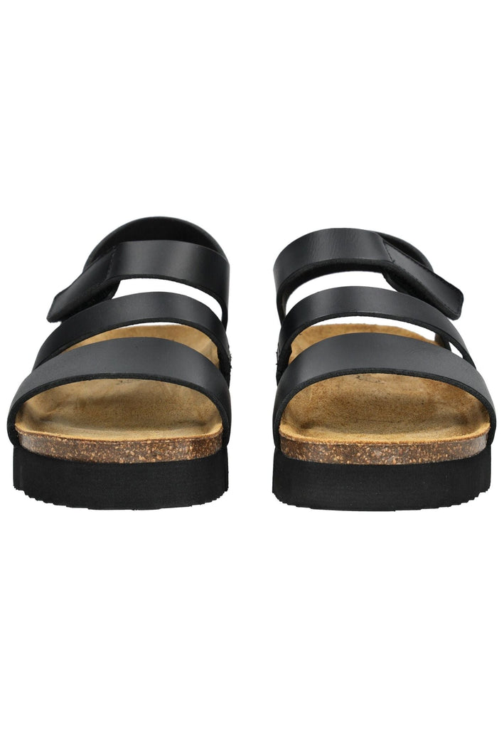 camel active Sandalen Leder Schwarz