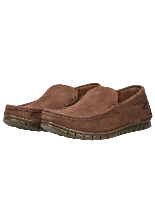 camel active Slipper Nubukleder Braun