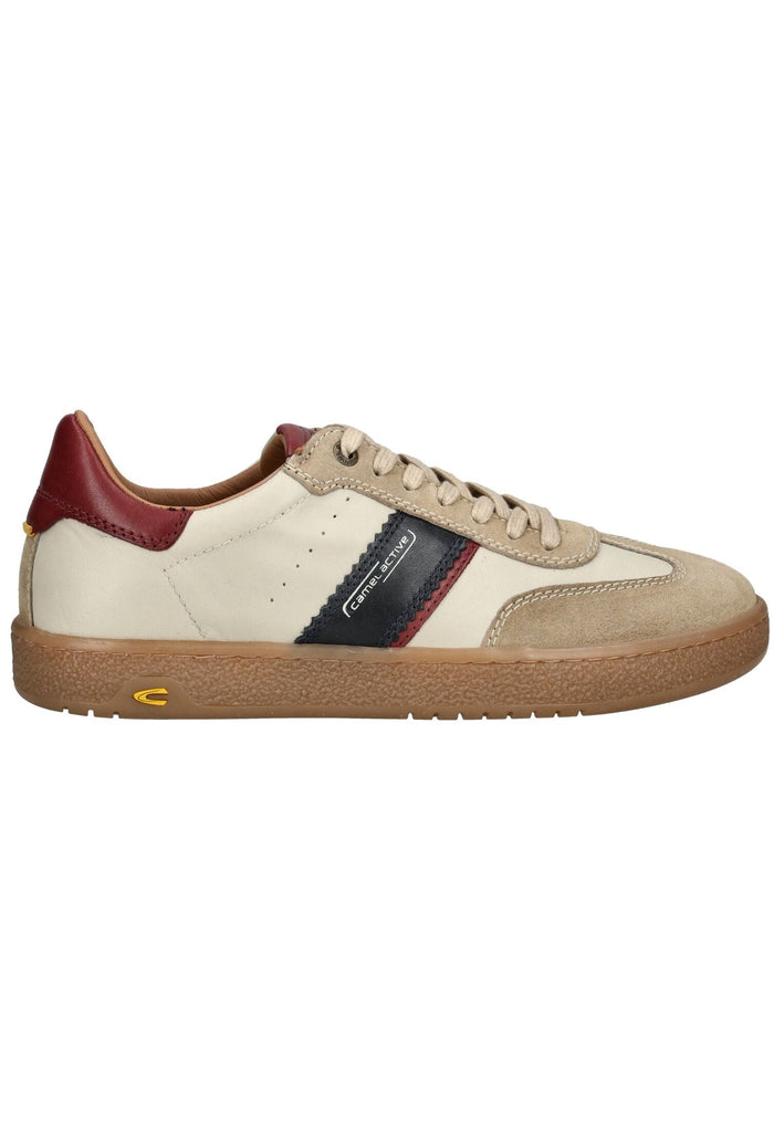 camel active Sneaker Leder Beige/Blau