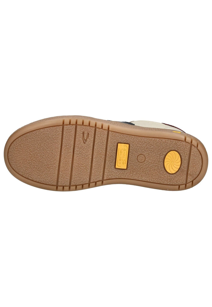 camel active Sneaker Leder Beige/Blau
