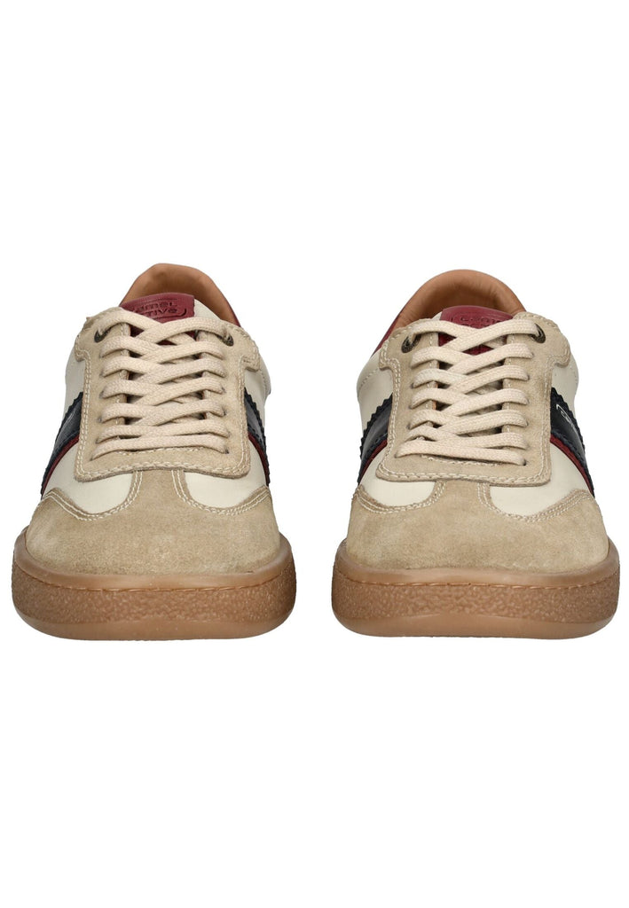 camel active Sneaker Leder Beige/Blau